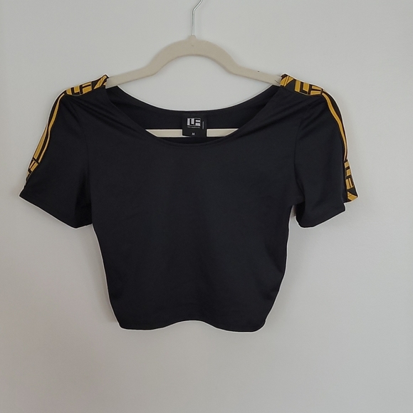 LF LOS ANGELES   SPANDEX MIDDRIF TOP - Picture 1 of 7